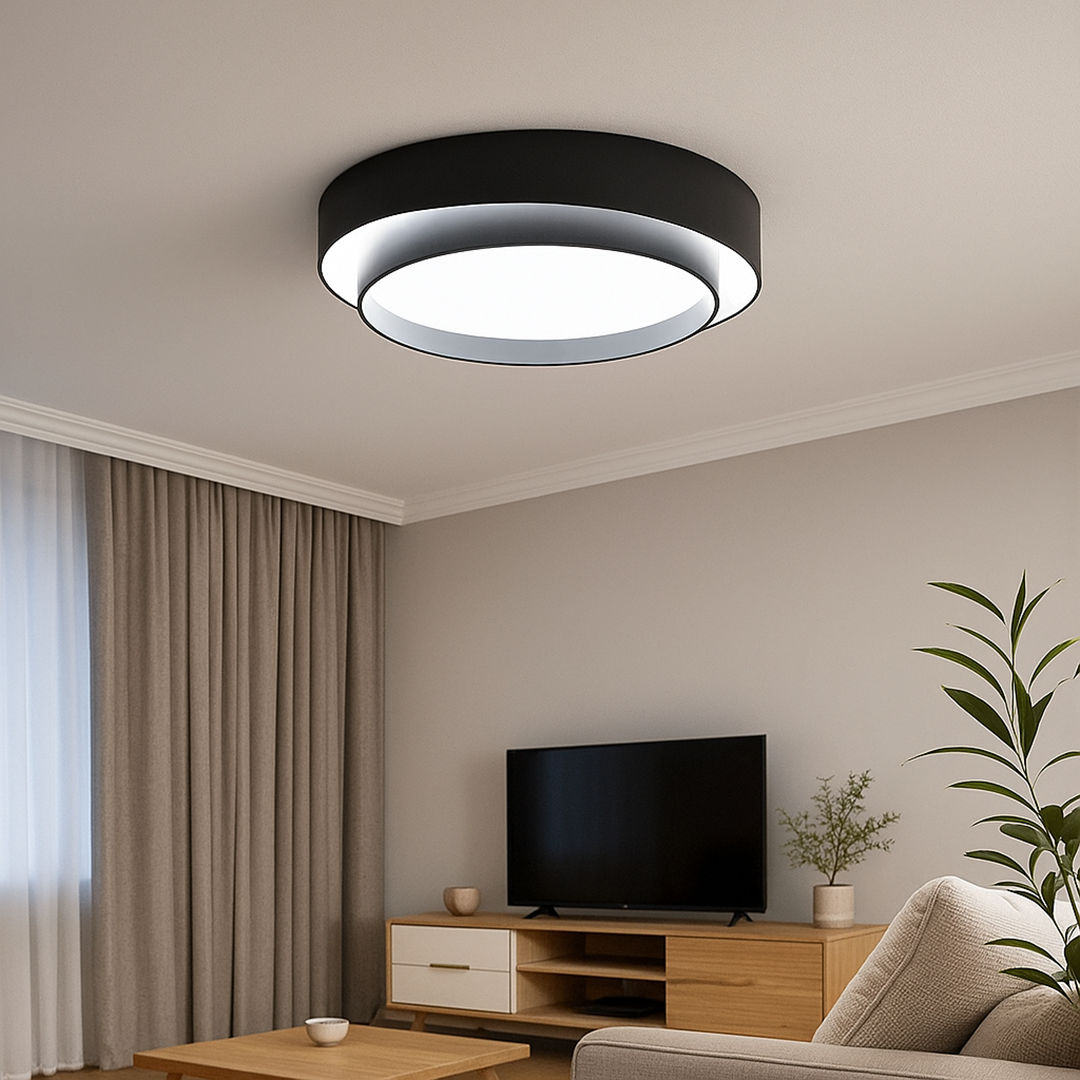 Stylowa Lampa Sufitowa Natynkowa | Sypialnia