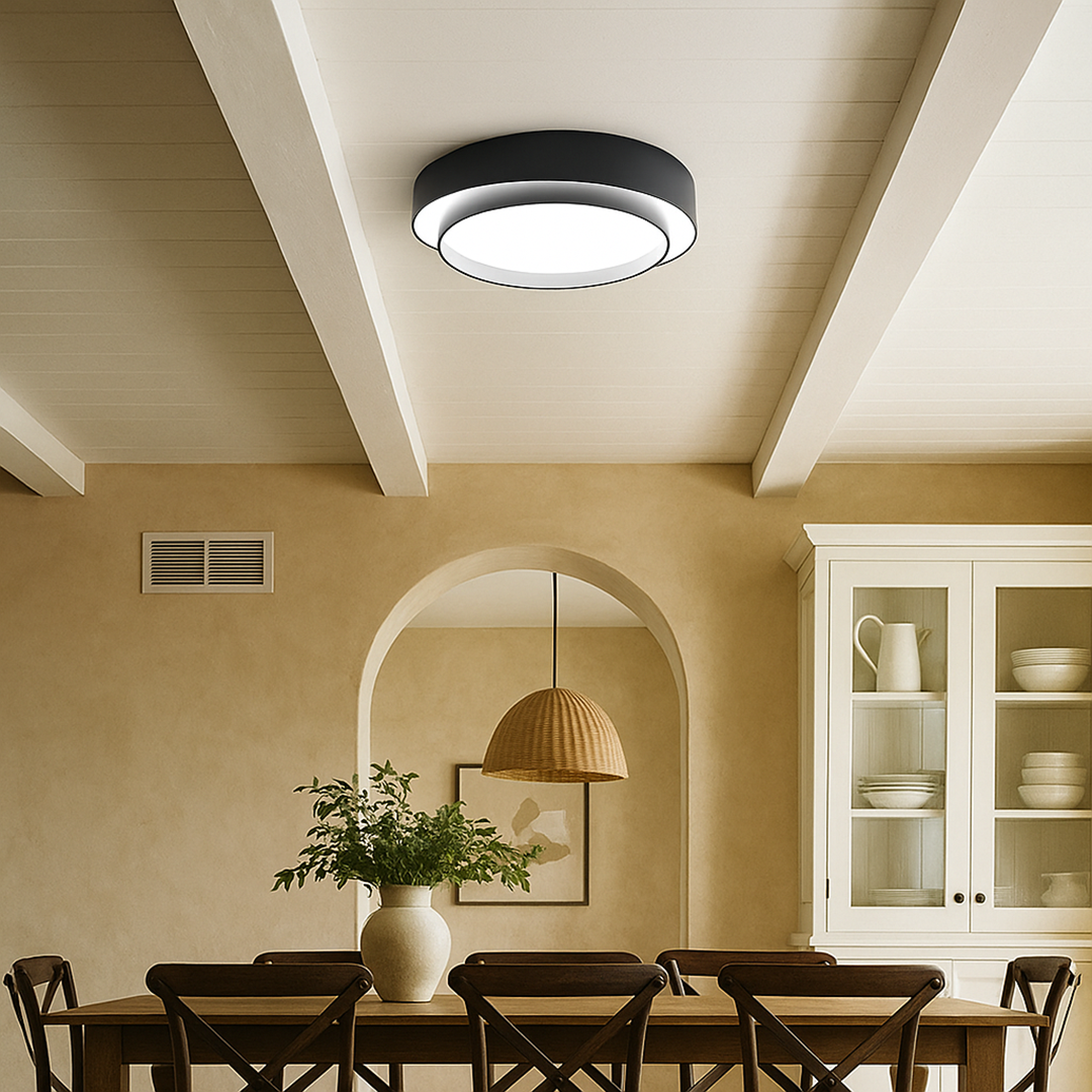 Stylowa Lampa Sufitowa Natynkowa | Sypialnia