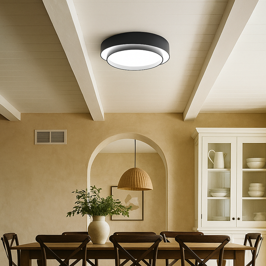 Stylowa Lampa Sufitowa Natynkowa | Sypialnia