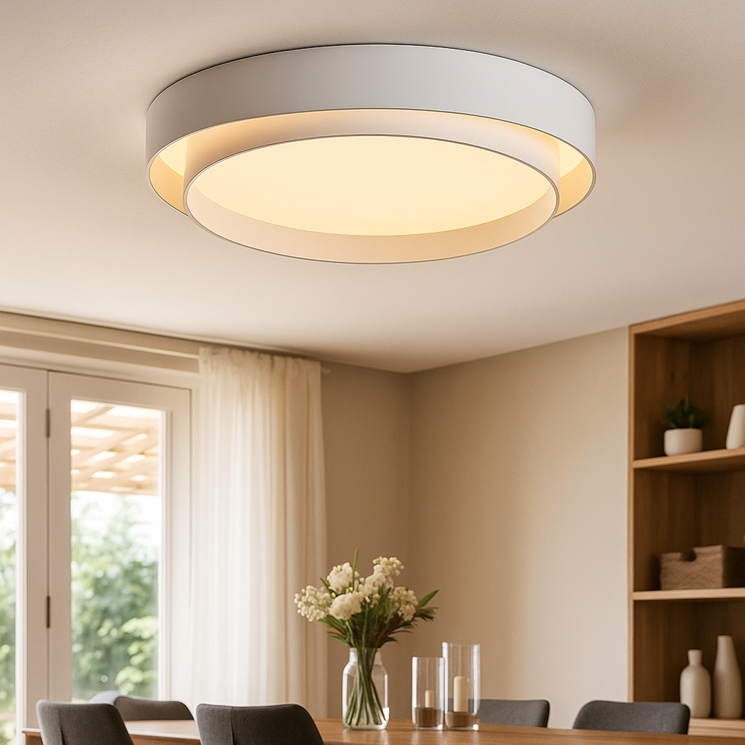 Stylowa Lampa Sufitowa Natynkowa | Sypialnia