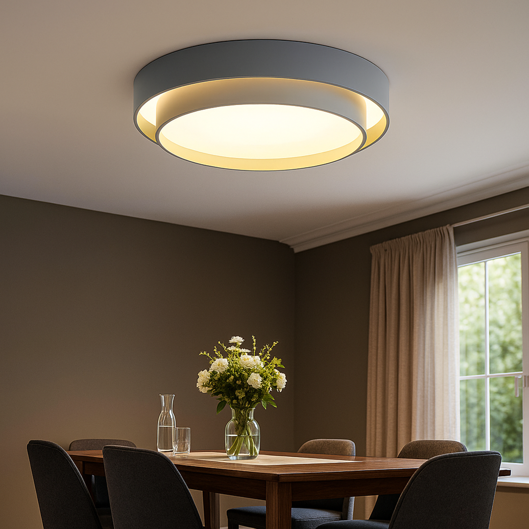 Stylowa Lampa Sufitowa Natynkowa | Sypialnia