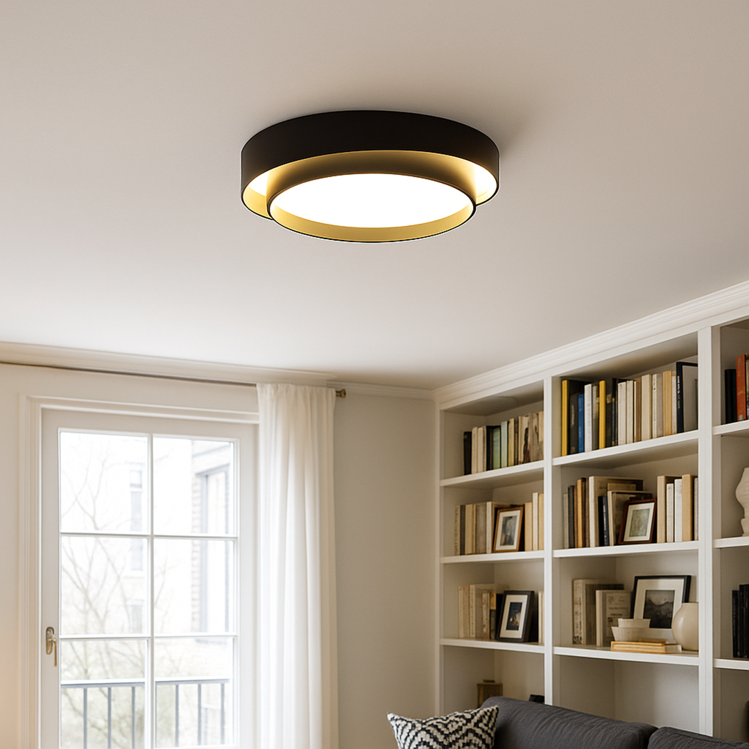 Stylowa Lampa Sufitowa Natynkowa | Sypialnia