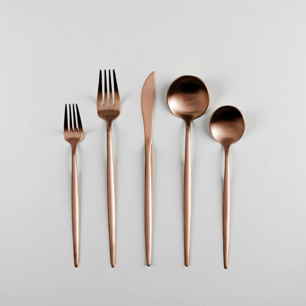 Golden Cutlery Minimalist Set 20 Pieces Stainless Steel