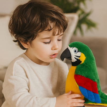 Interactive Talking Parrot Plush Toy for Kids to Repeat Voice - Image 5