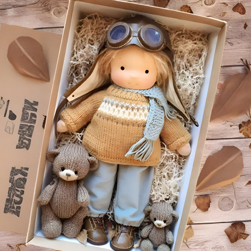 Vintage Children's Doll Cuddle Toy Gift for Children