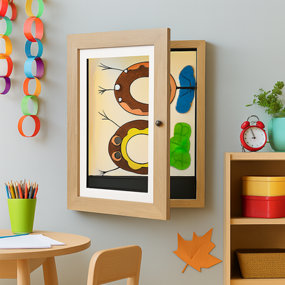 Wall Art Storage Frame Kids Drawings Photo Display - Image 10