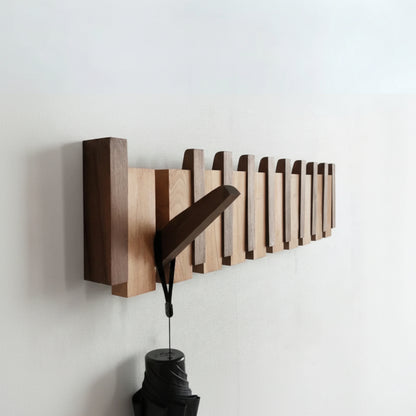 Wooden Wall Hanger Piano Style Hallway