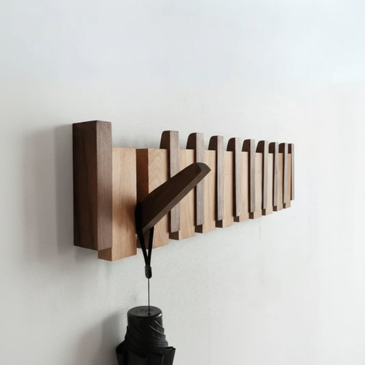 Wooden Wall Hanger Piano Style Hallway