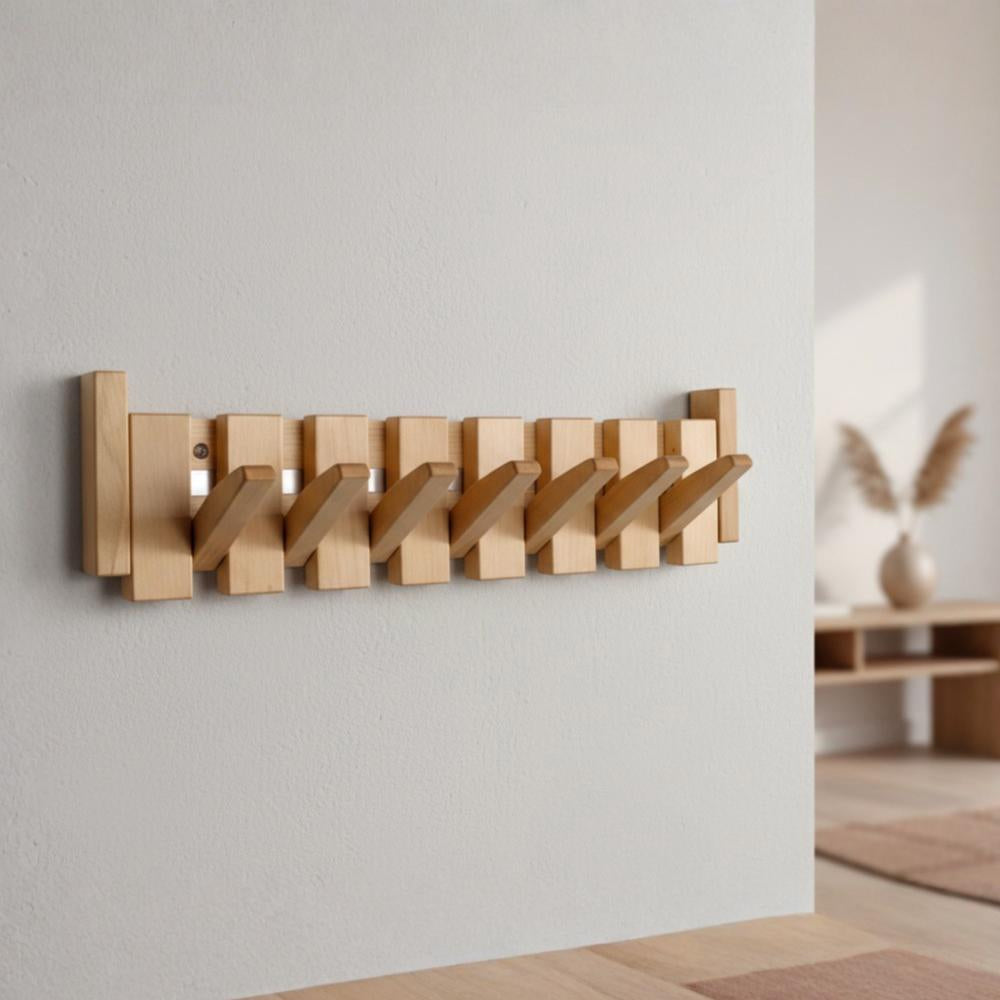 Wooden Wall Hanger Piano Style Hallway