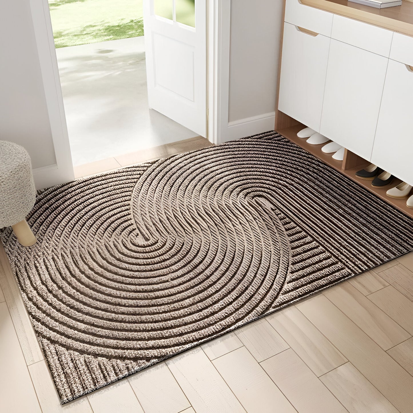 Entrance Doormat Non-Slip Sand Removal PVC Modern
