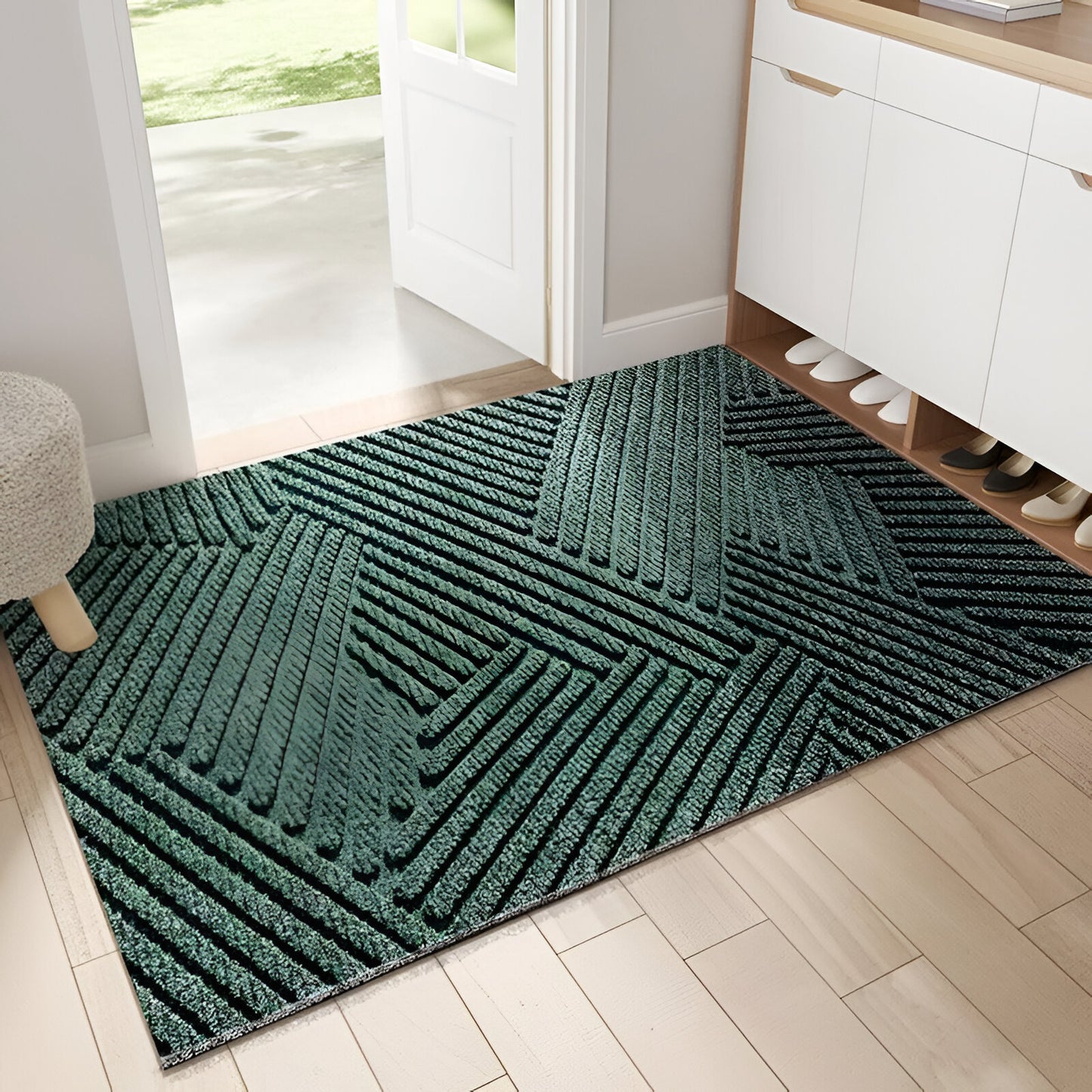 Entrance Doormat Non-Slip Sand Removal PVC Modern