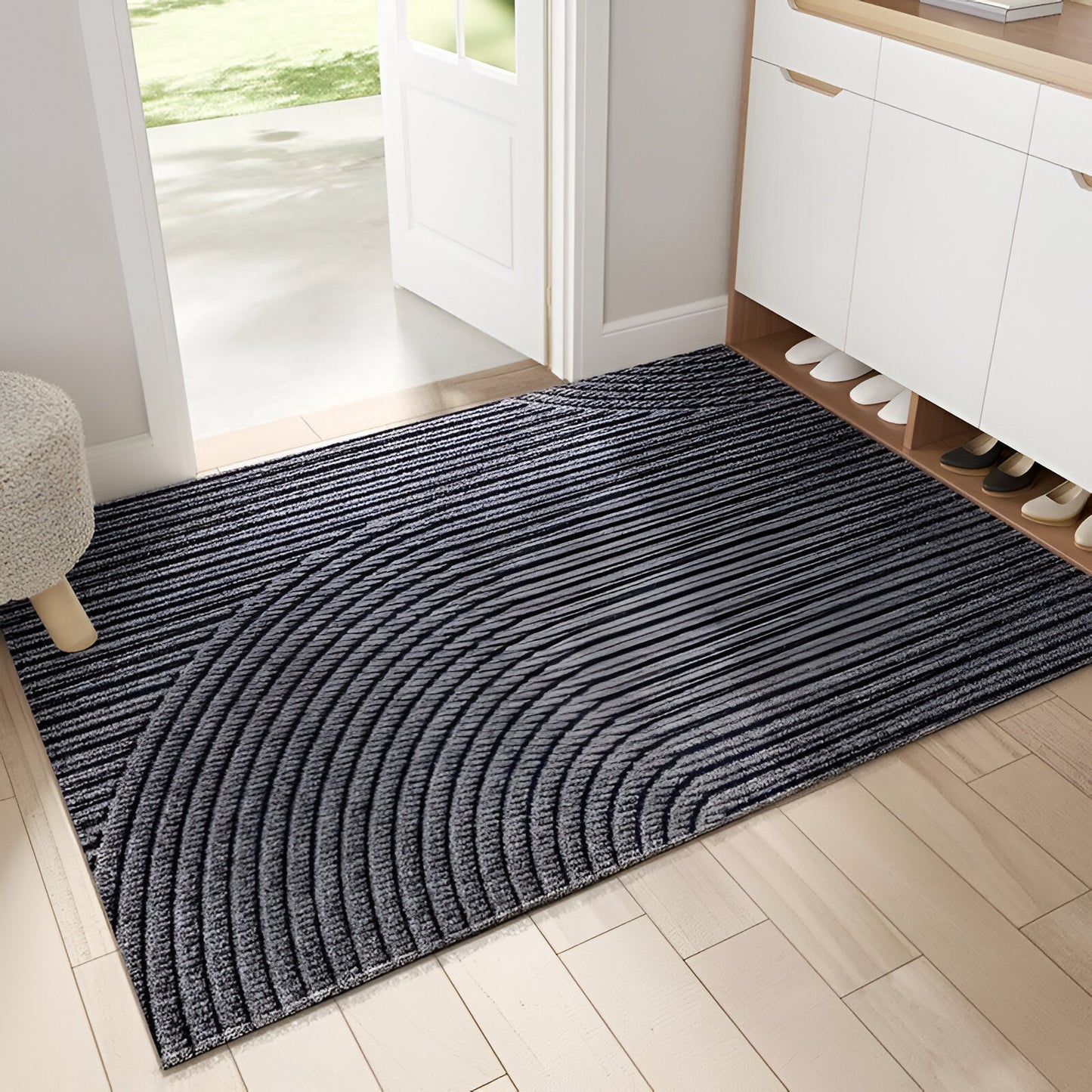 Entrance Doormat Non-Slip Sand Removal PVC Modern