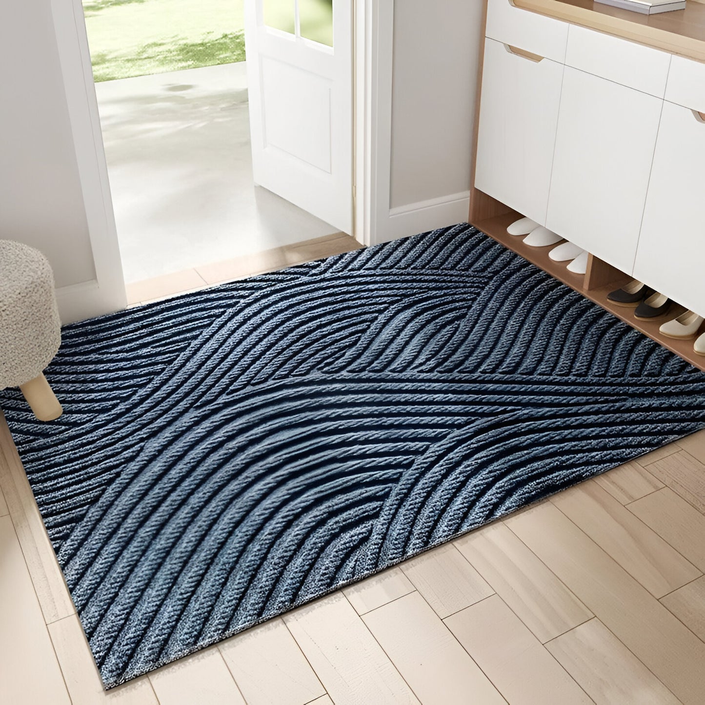 Entrance Doormat Non-Slip Sand Removal PVC Modern