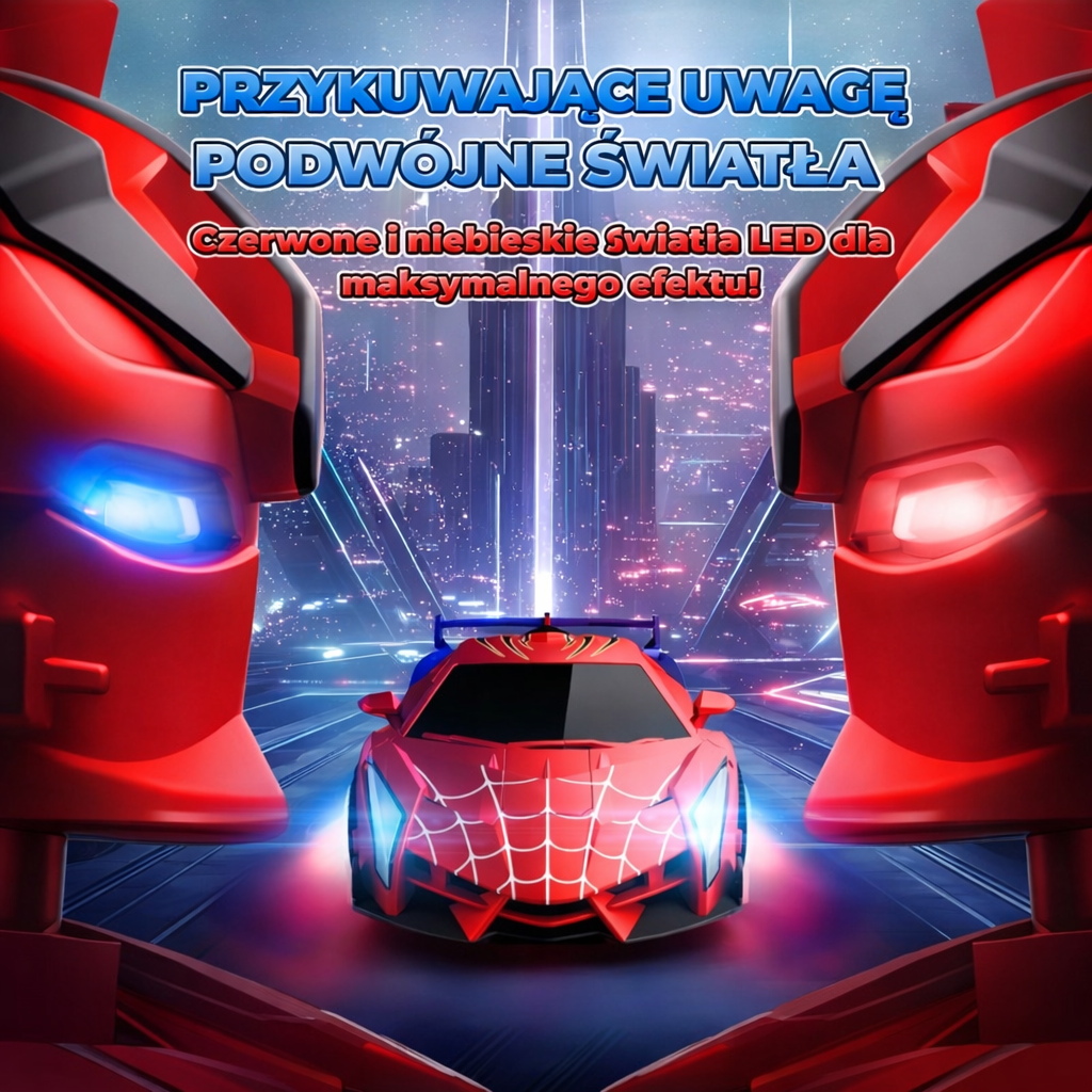 Toy for Children Remote-Controlled Car Transforming Robot