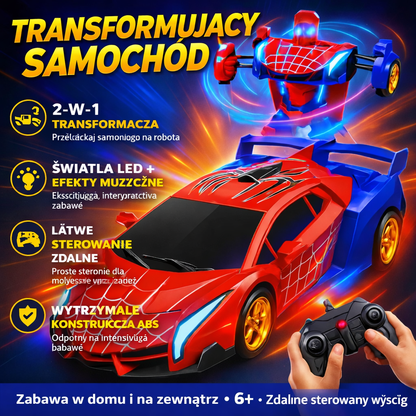 Toy for Children Remote-Controlled Car Transforming Robot