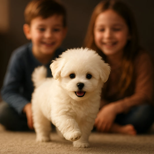 Interactive Toy Puppy Responding to Movement and Sound
