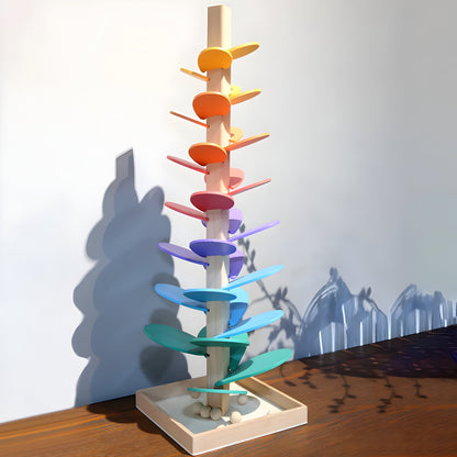 Zabawka Drewniana Kulodrom Edukacyjny Montessori dla Dzieci