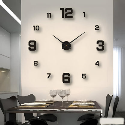 Decorative Wall Clock Modern Metal Quartz