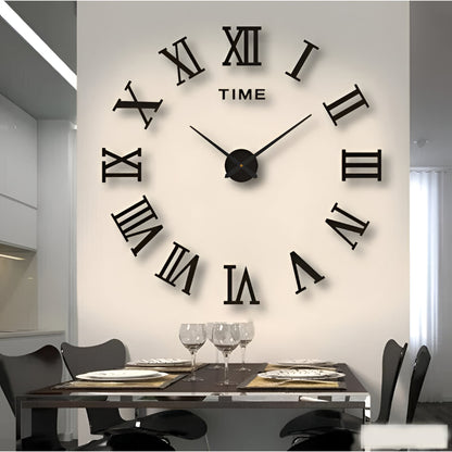 Decorative Wall Clock Modern Metal Quartz