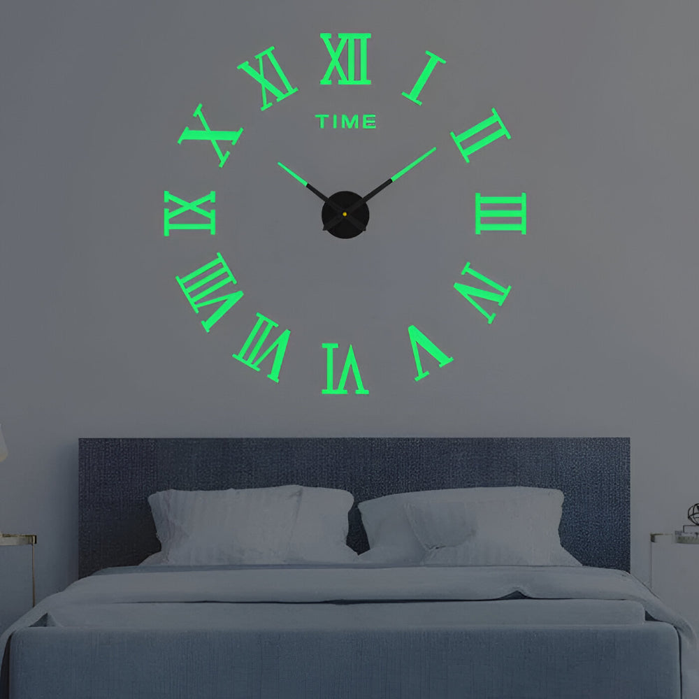 Decorative Wall Clock Modern Metal Quartz