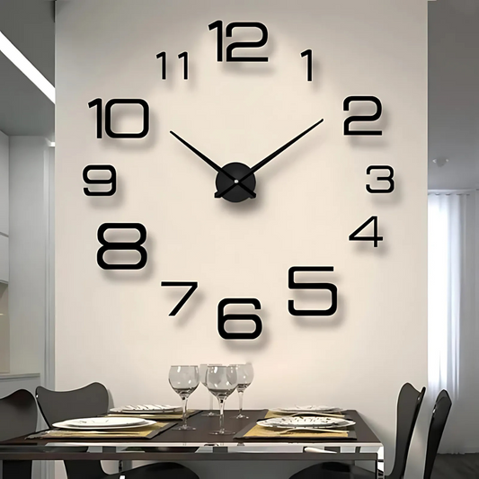 Large Wall Clock Modern Living Room Minimalist