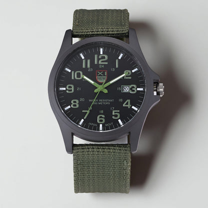 Men's Tactical Military Outdoor Waterproof Watch