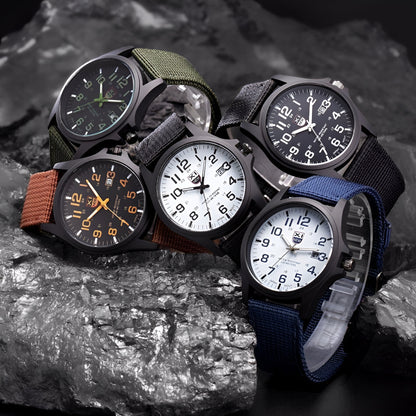 Men's Tactical Military Outdoor Waterproof Watch