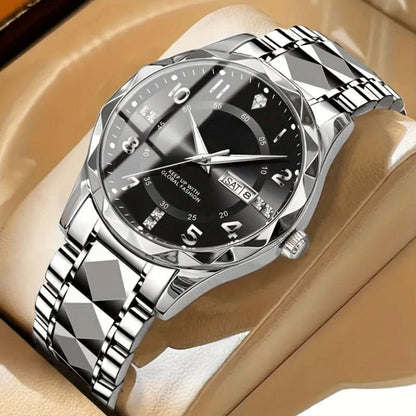 Men's Sports Watch Metal Multifunctional Chronograph