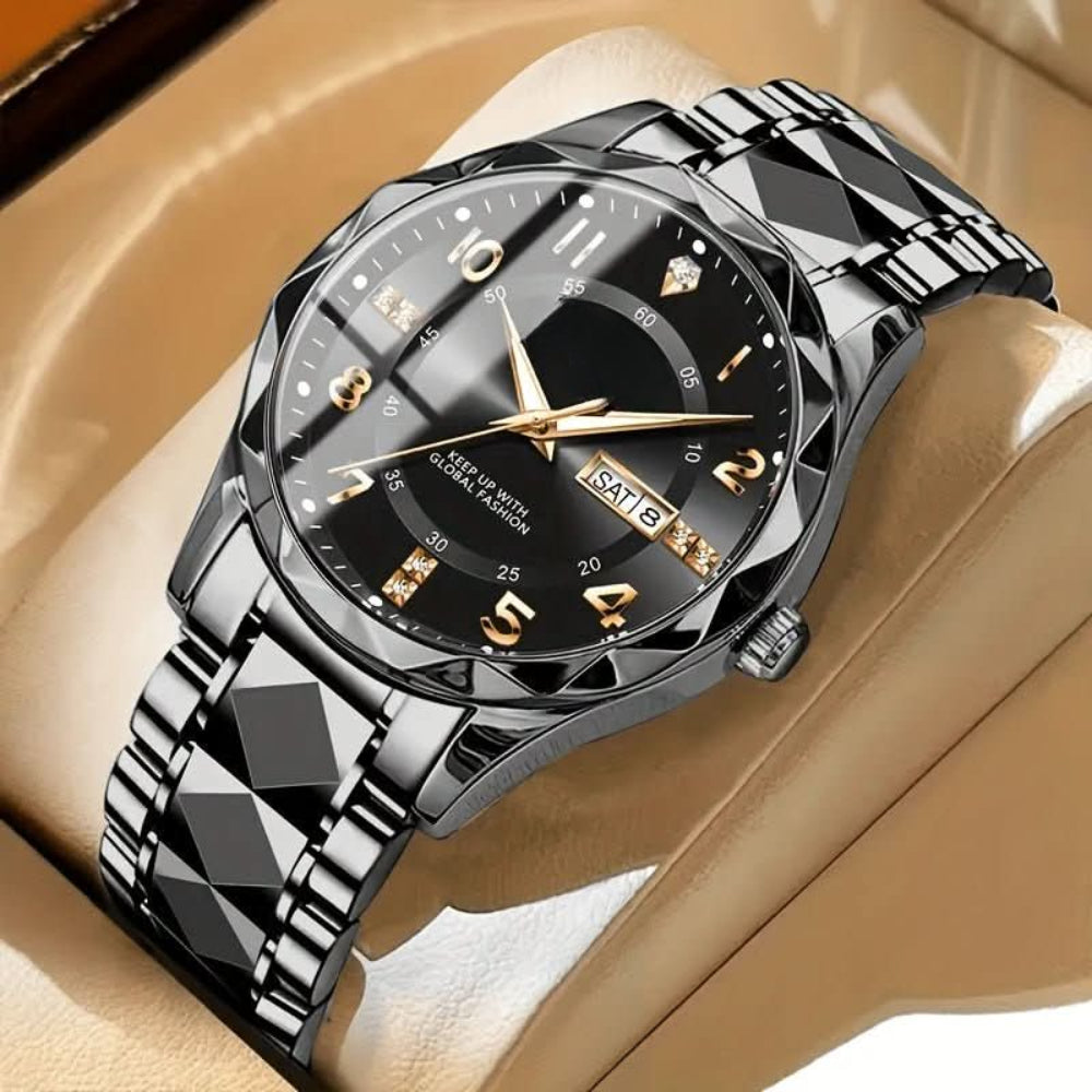 Men's Sports Watch Metal Multifunctional Chronograph