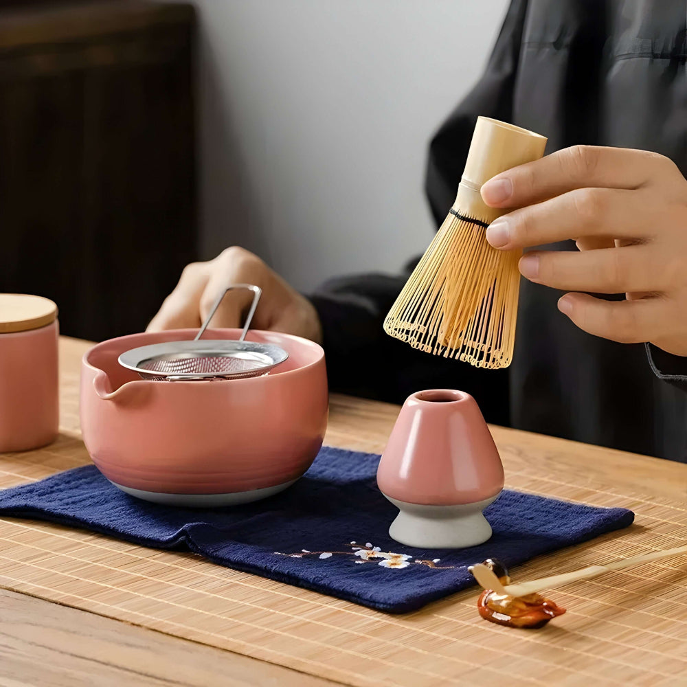 Matcha Ceremony Set Ceramic Tea Accessories Gift