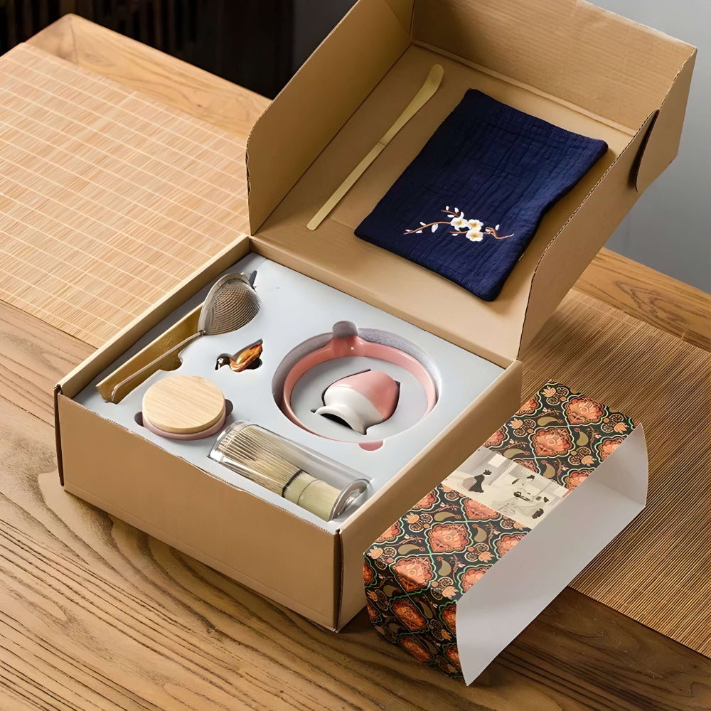 Matcha Ceremony Set Ceramic Tea Accessories Gift