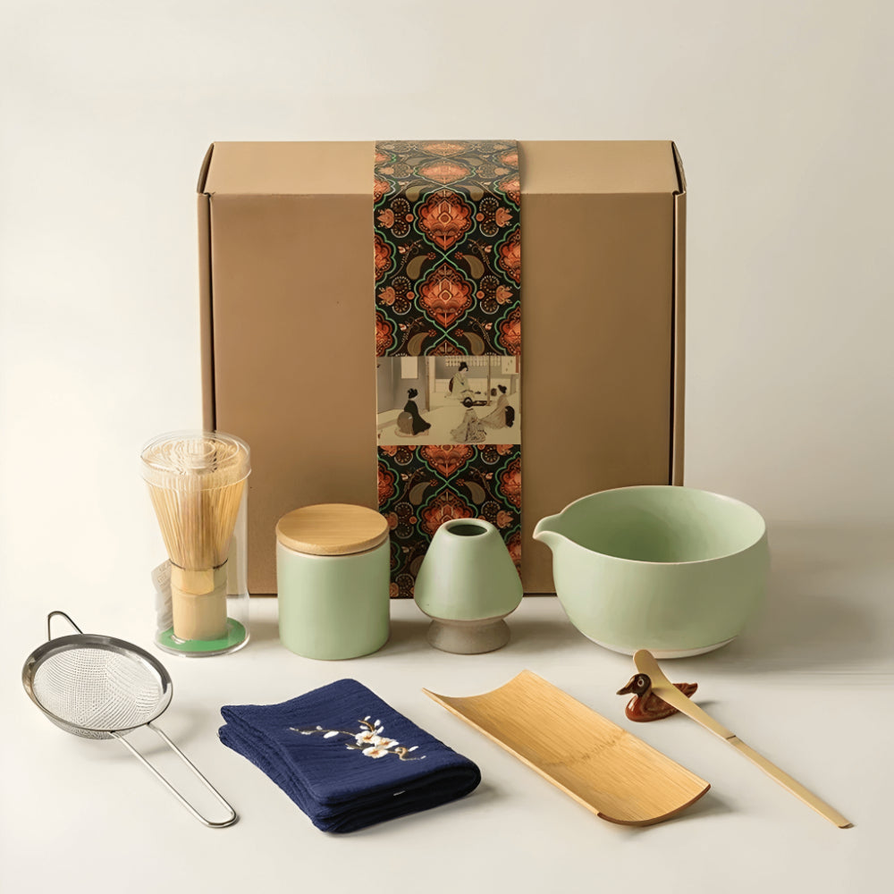 Matcha Ceremony Set Ceramic Tea Accessories Gift