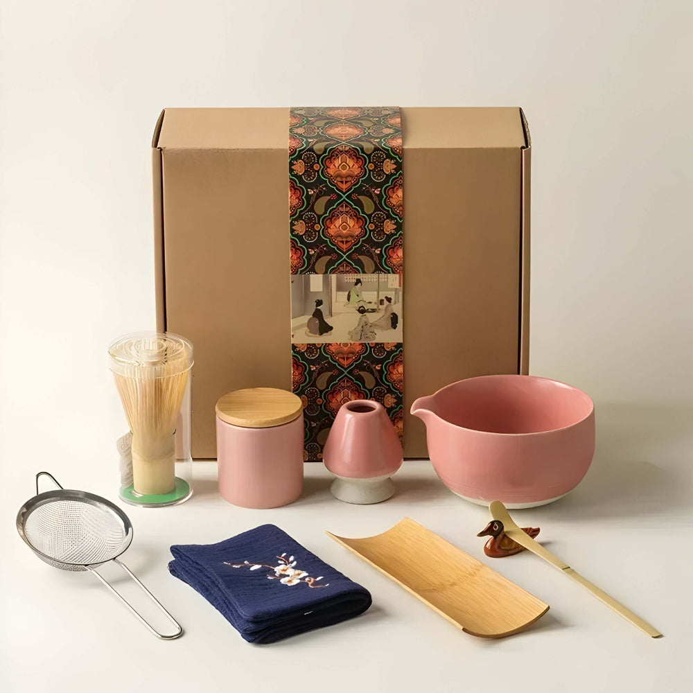 Matcha Ceremony Set Ceramic Tea Accessories Gift