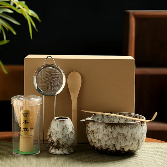 Matcha Set Ceramic Tea Ceremony Six Pieces