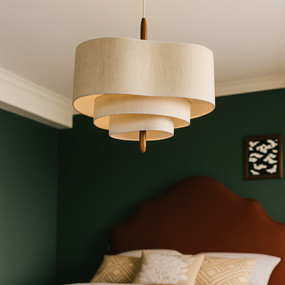 Żyrandol Z Tkaniny Klasyczny Design | Stylowy