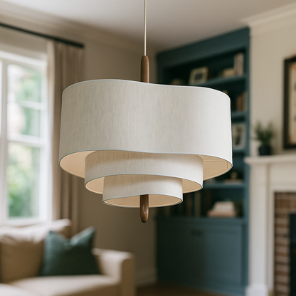 Żyrandol Z Tkaniny Klasyczny Design | Stylowy