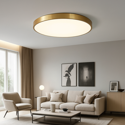 Round LED Ceiling Lamp | Minimalist Modern Lighting