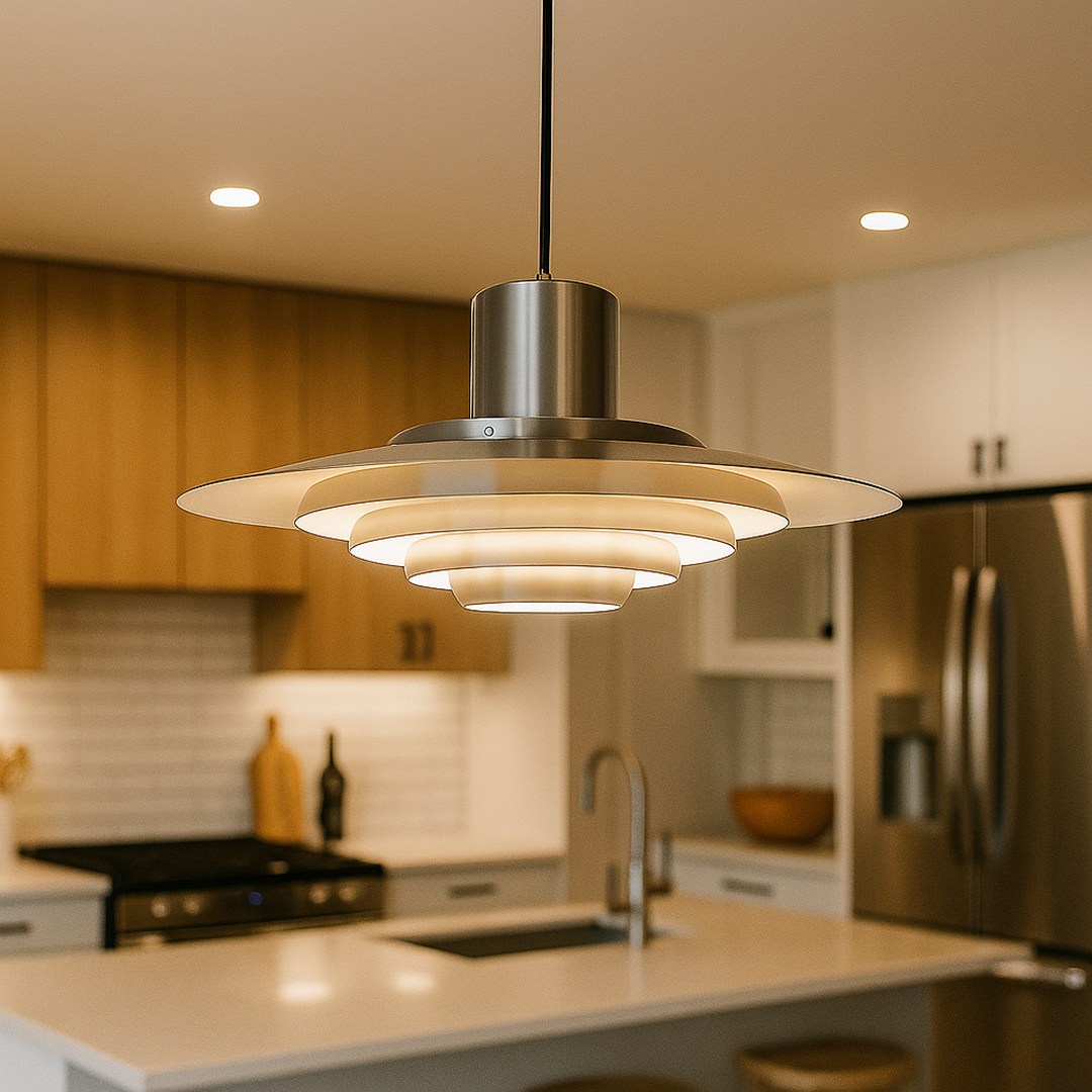 Nowoczesna Aluminiowa Lampa Wisząca | Jadalnia