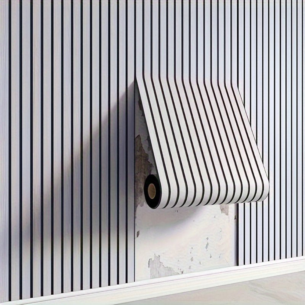 Selbstklebende 3D Wandpaneele Holzoptik Dekorative PVC Wandverkleidung - Image 7