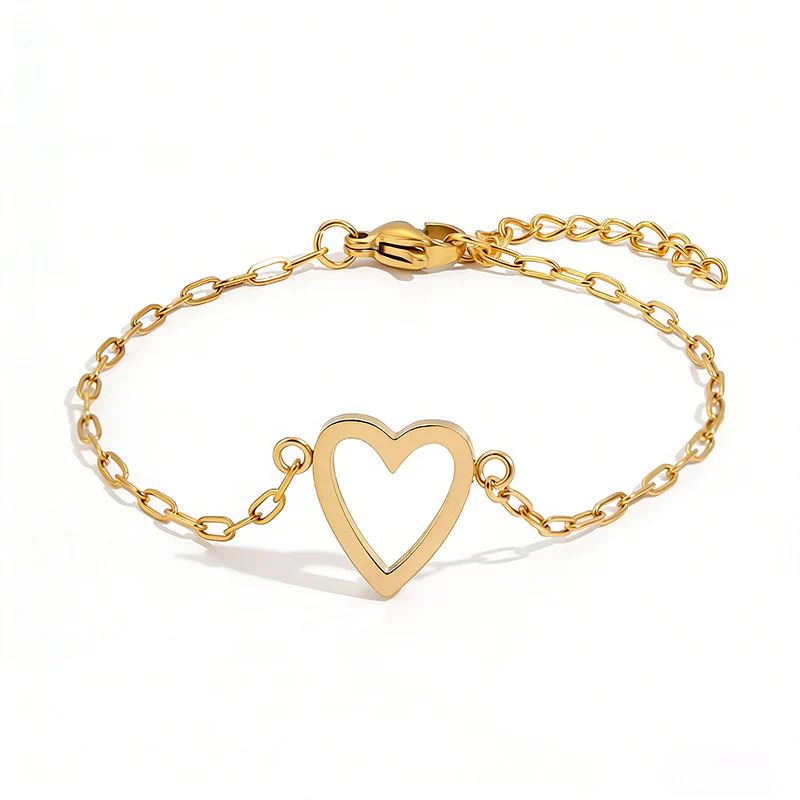 Couple Bracelet Matching Bracelet Heart Bracelet Adjustable - Image 3