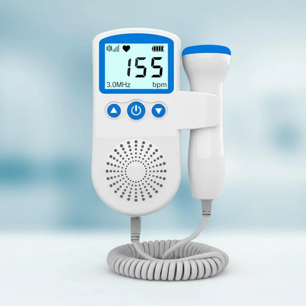Heart Rate Monitor Fetal Doppler Digital Display - Image 2