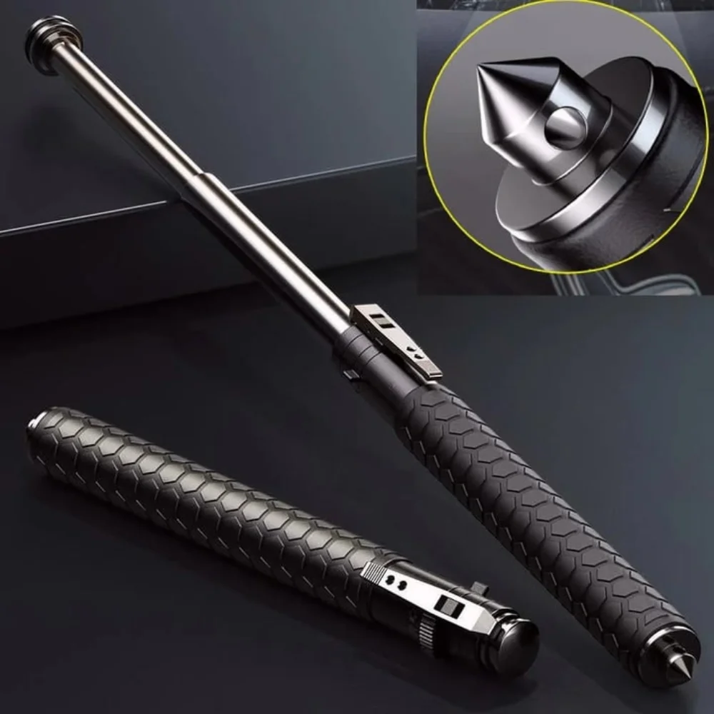 Hiking Walking Stick Self Defense Collapsible Grip Tactical - Image 12