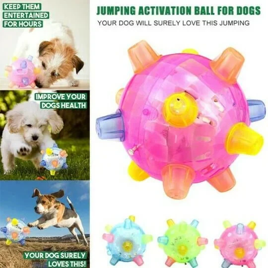 Interactive Dog Ball Toy Lights and Automatic Movement Fun - Image 9