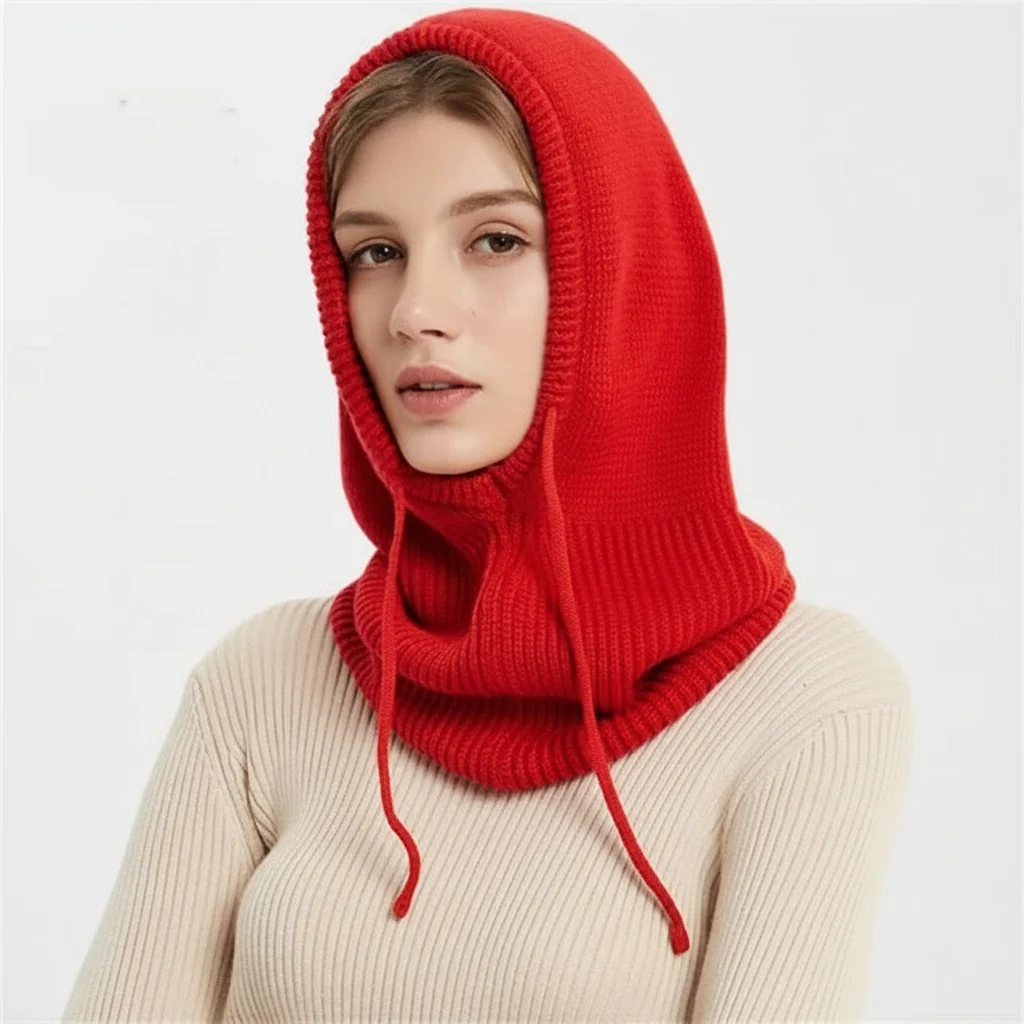 Knit Beanie Cashmere Winter Ribbed Stretch-Fit Warm Hat - Image 2