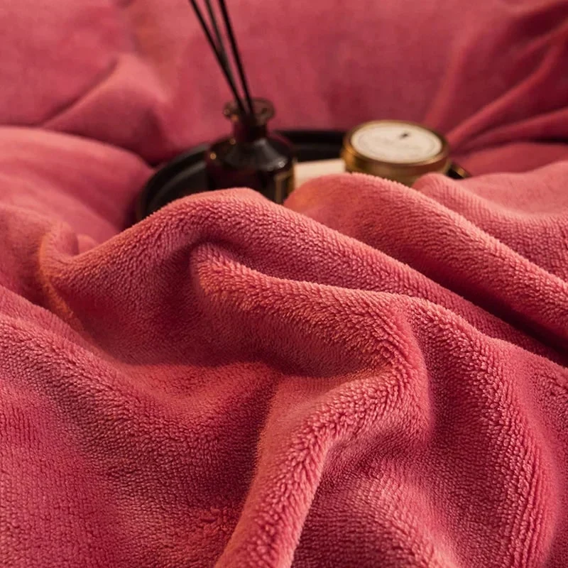 Luxurious Velvet Duvet Cover Set Soft Plush Bedding Comfort - Image 10