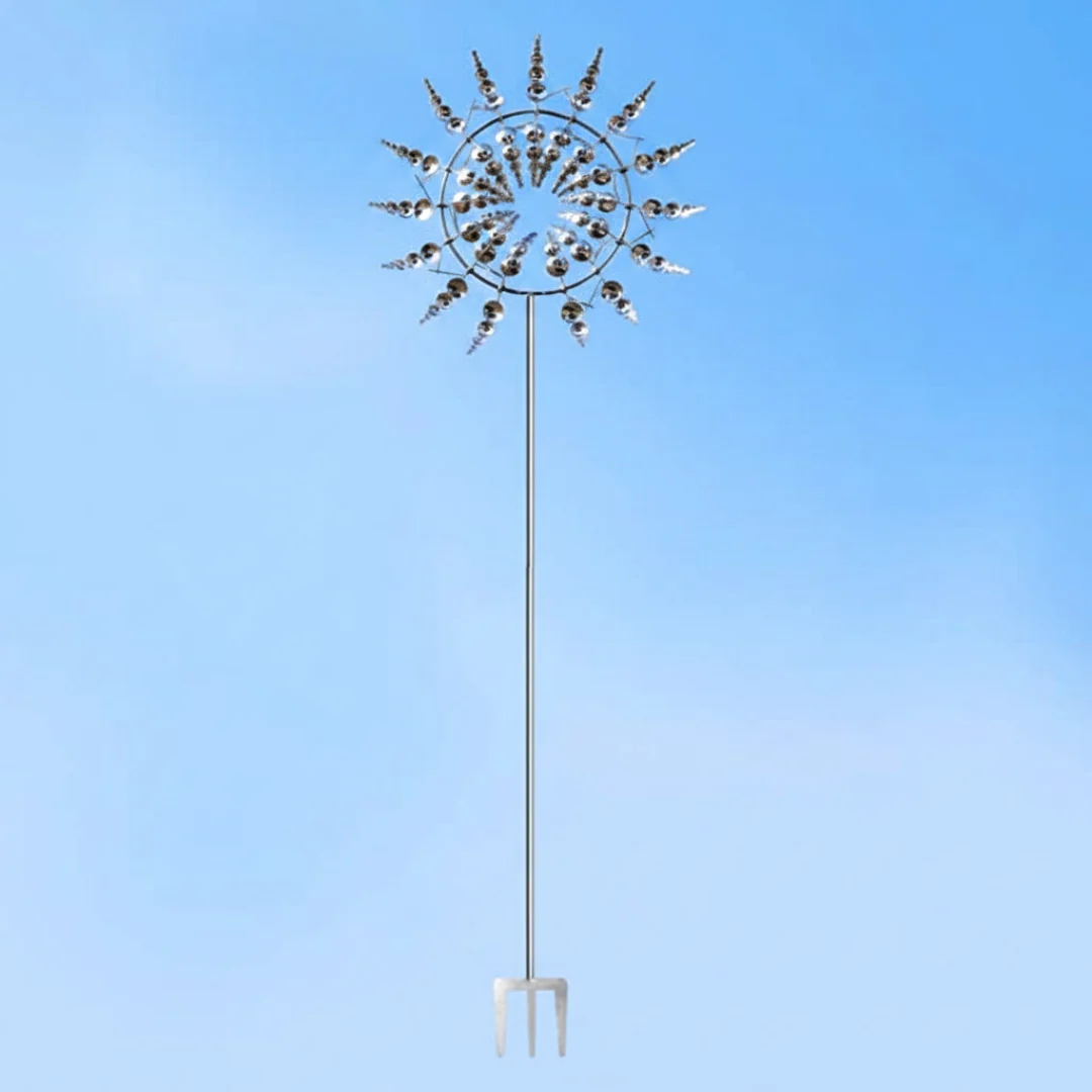 Metal Wind Spinner Outdoor Garden Decorative Accent - Image 3
