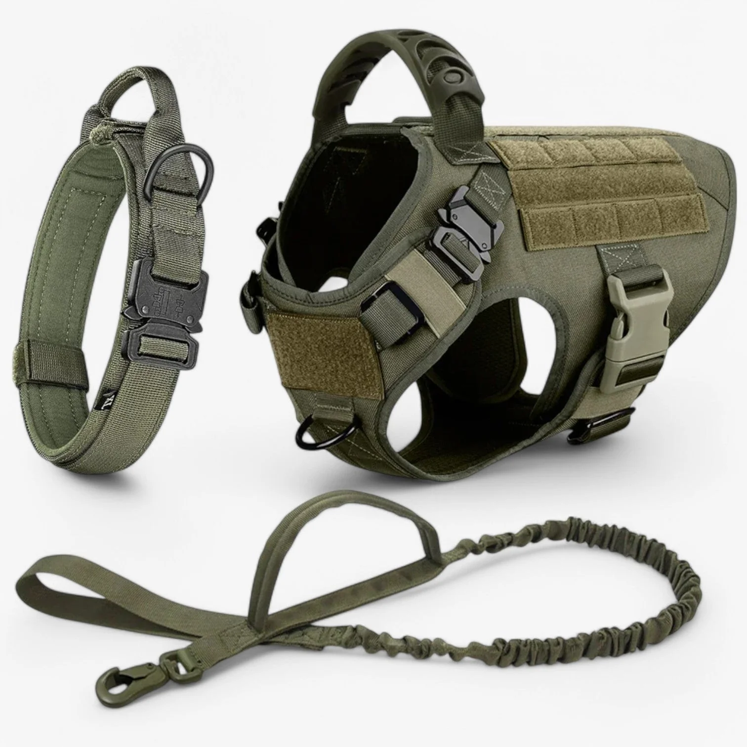 Military Dog Tactical Training Vest Quick-Release System - Image 15