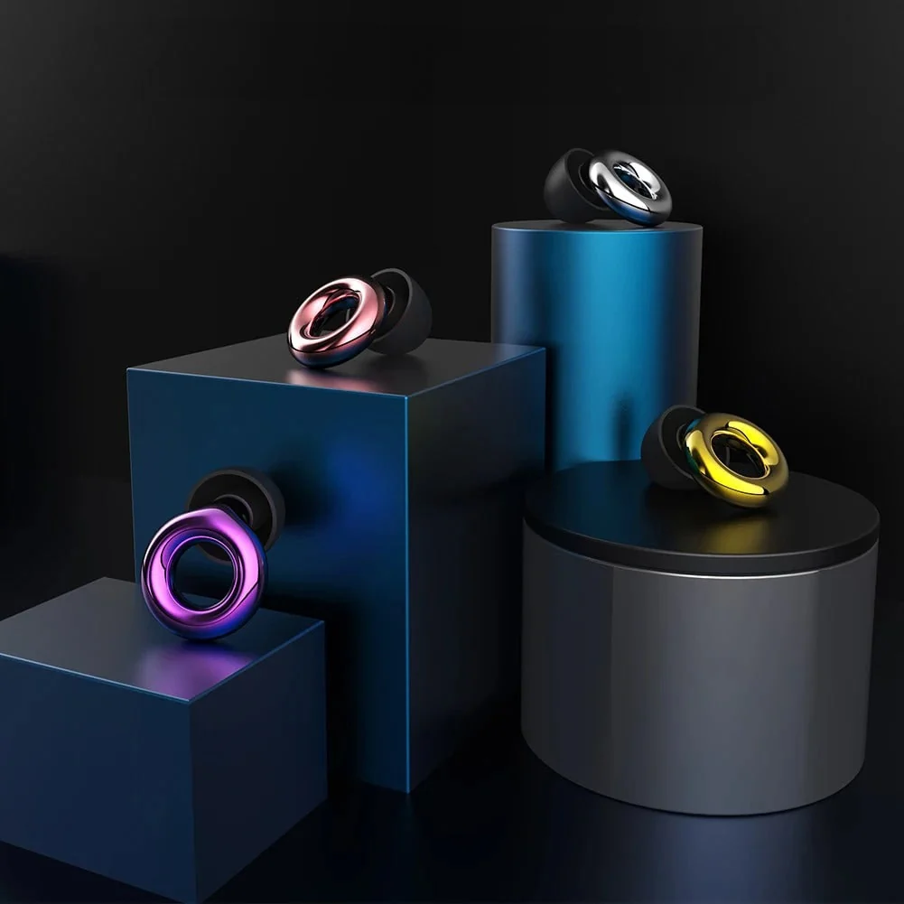 Noise-Canceling Earplugs Sleep and Travel Soft Silicone Design - Image 2