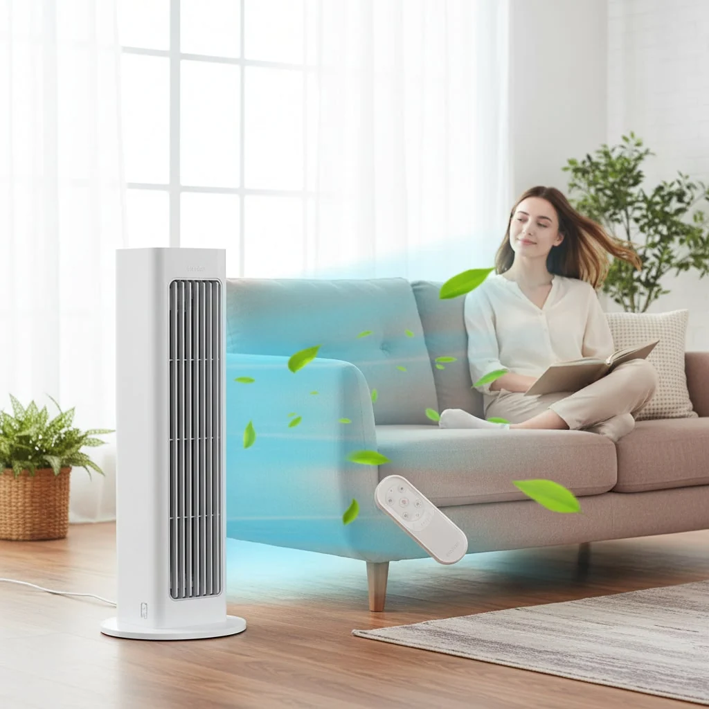 Portable Fan Tower Fan Oscillating Design - Image 3