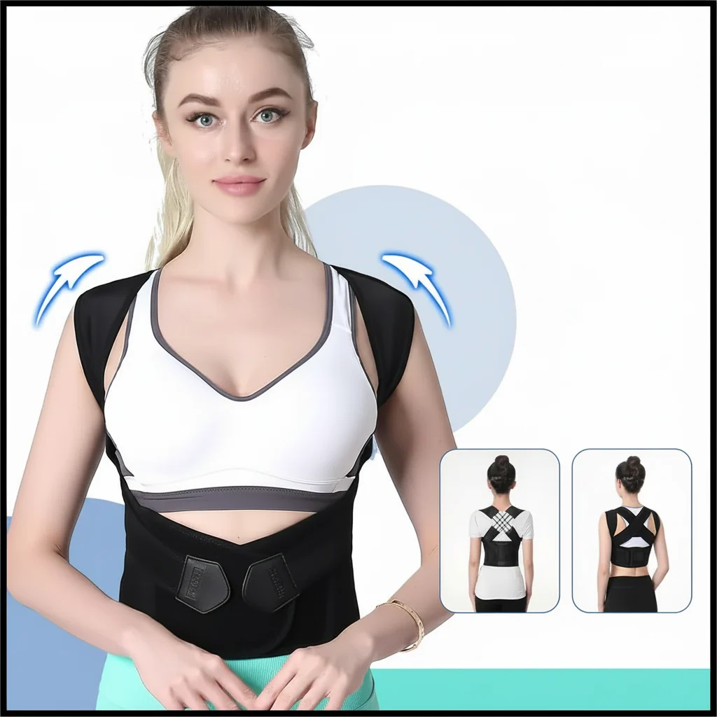 Posture Corrector Back Brace Adjustable Support Design - Image 2